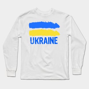 Ukraine Flag Long Sleeve T-Shirt